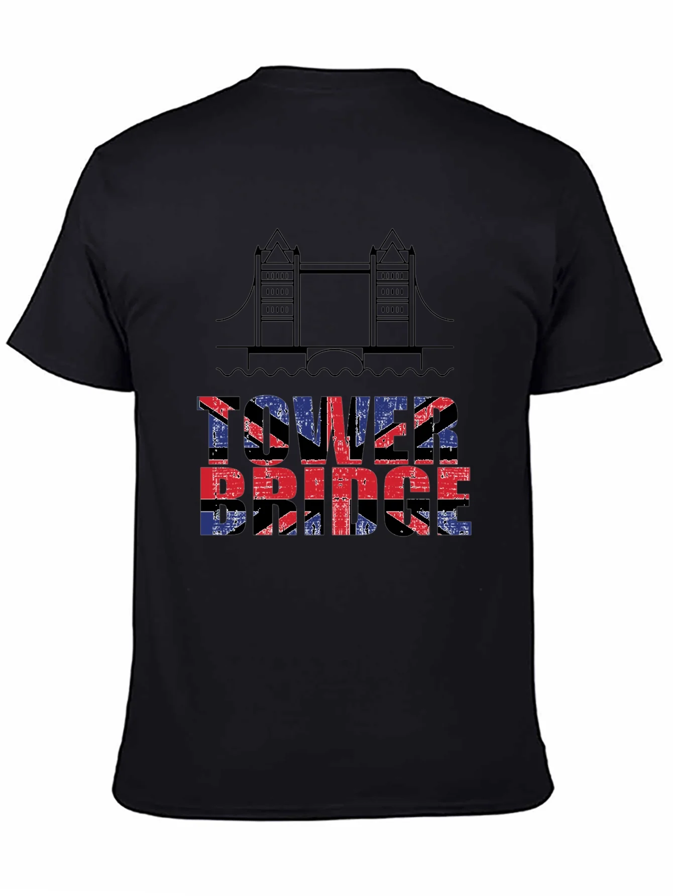 Tower Bridge UK Flag T-Shirt