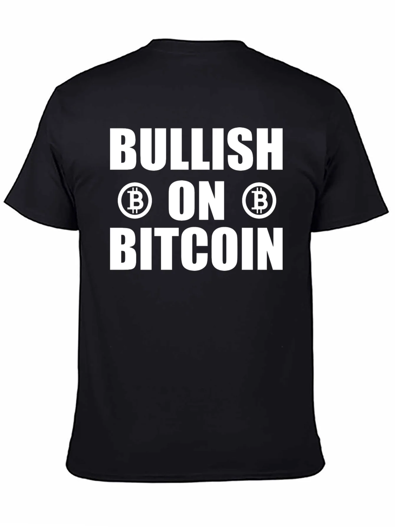 Bullish on Bitcoin Black T-Shirt