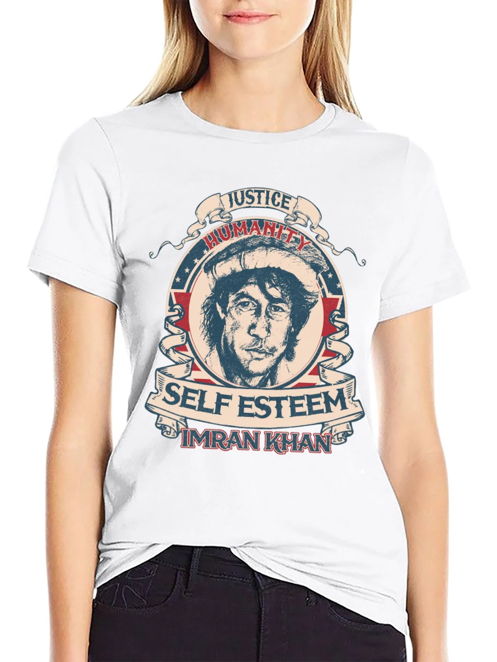 Imran Khan Graphic Print Tee
