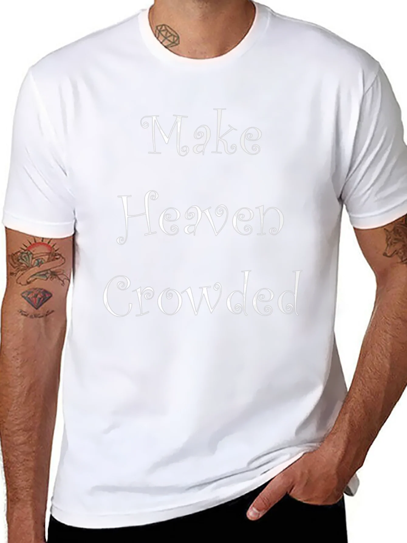 Make Heaven Crowded Graphic Tee - Christian T-Shirt
