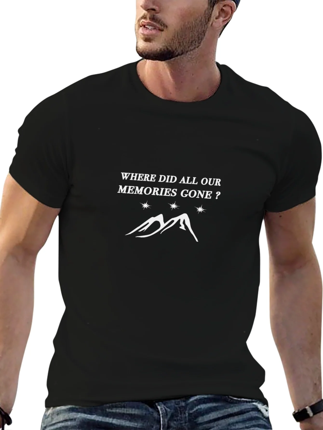 Memories Gone Graphic Tee - Black T-Shirt
